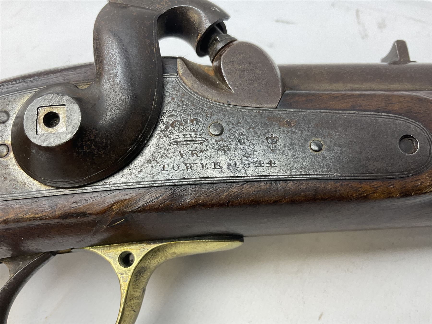 19th century Tower Armoury .650 calibre percussion cap carbine - Image 7 of 21