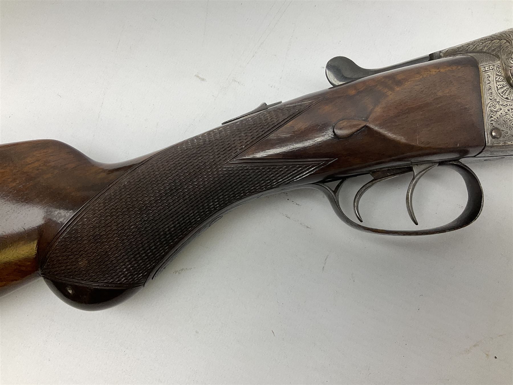 Fred Williams London & Birmingham 12-bore side-by-side double barrel box-lock non-ejector sporting g - Image 3 of 14