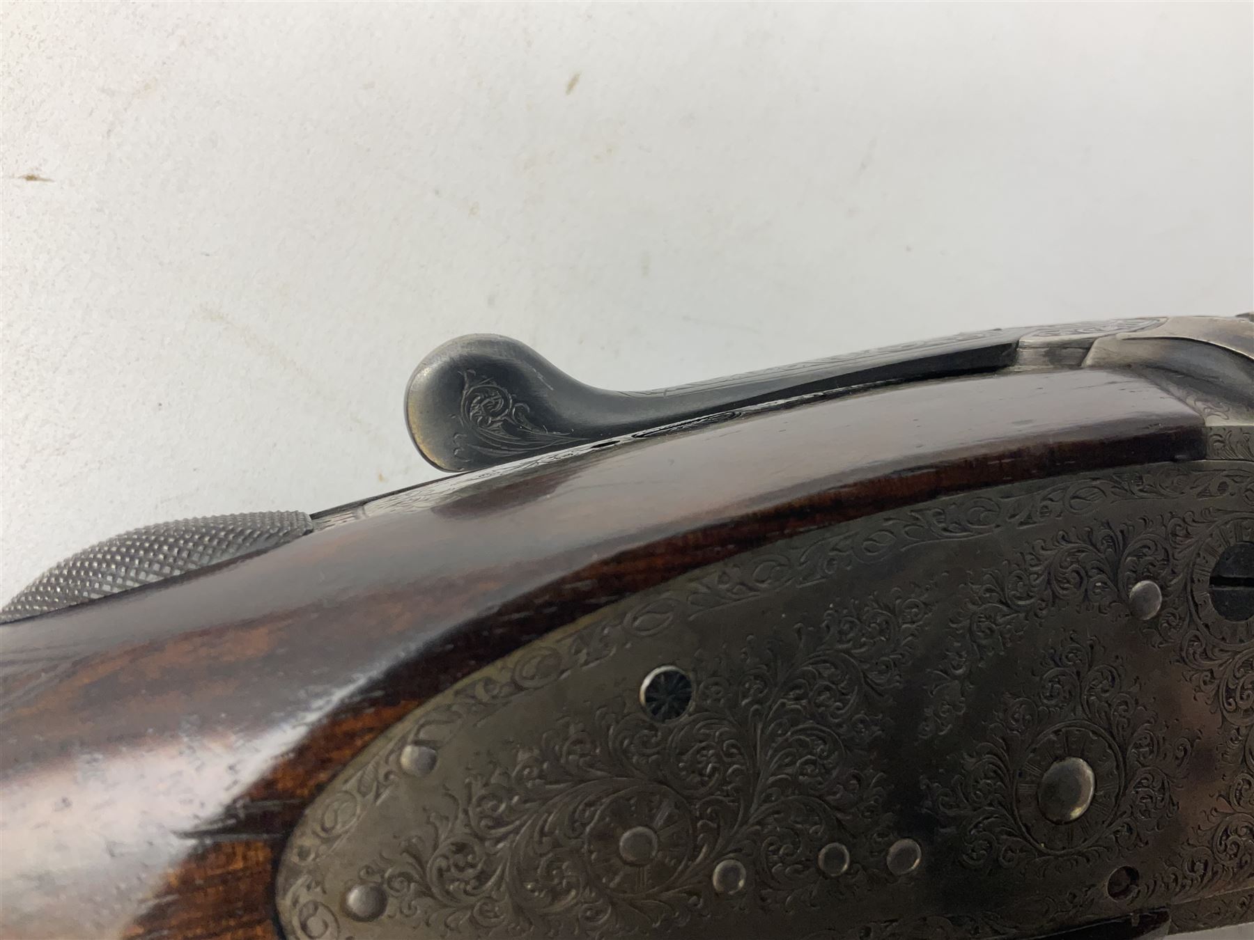 Smith Midgley Bradford 12-bore side-by-side double barrel side-lock ejector shotgun with 71cm barrel - Image 9 of 23