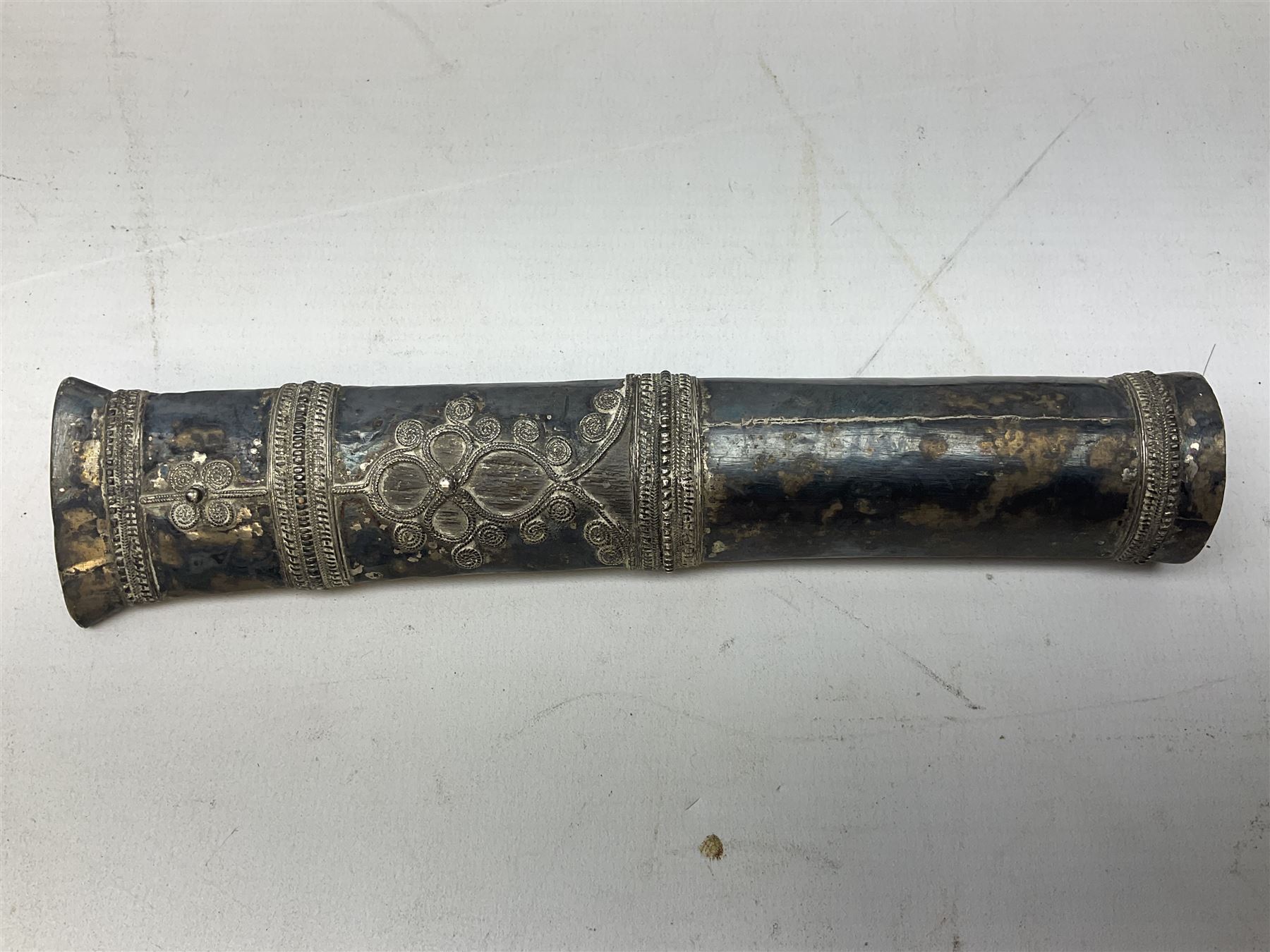 Burmese dha dagger with 15cm steel blade - Image 9 of 30