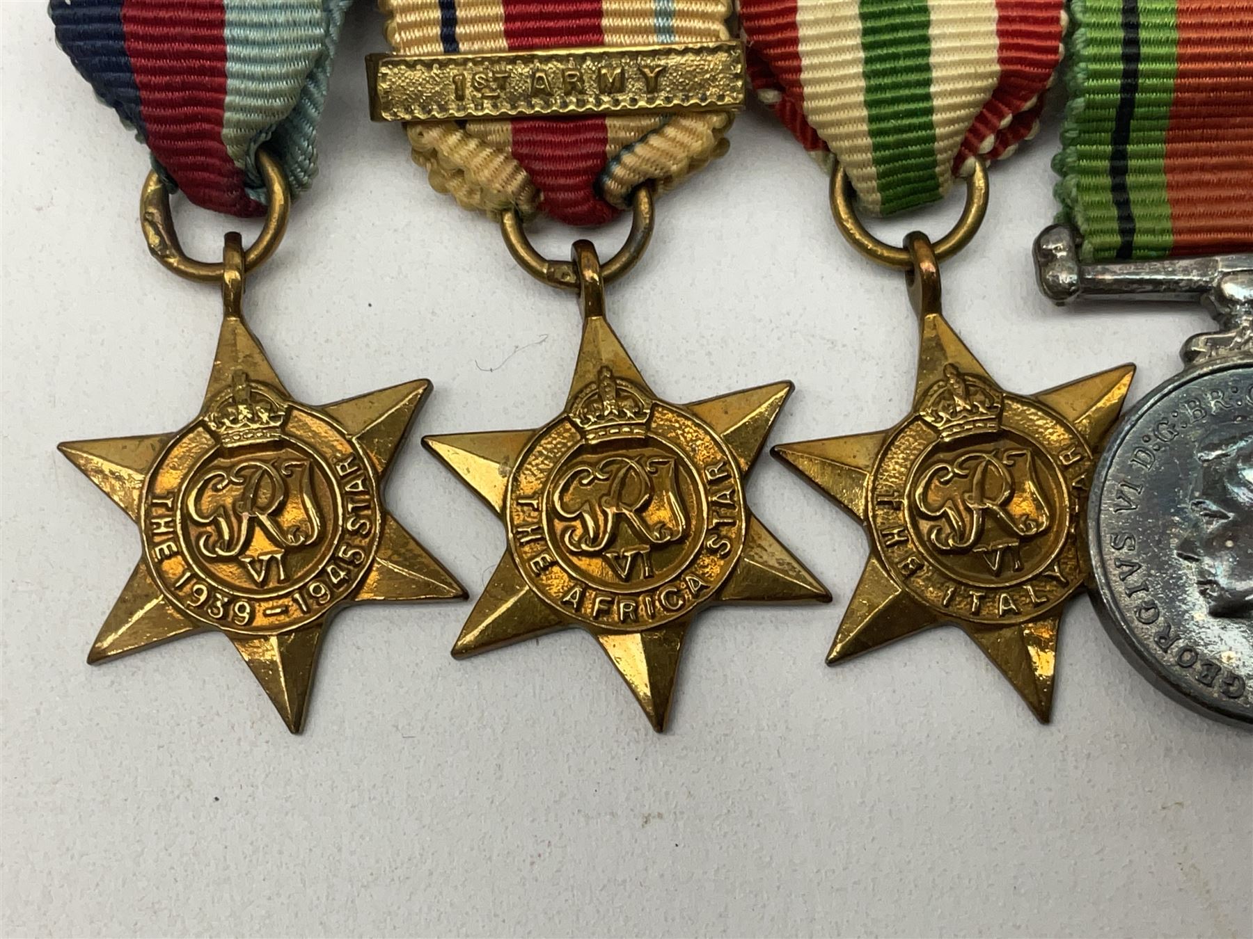 Group of five WW2 medals comprising 1939-1945 War Medal - Image 18 of 34