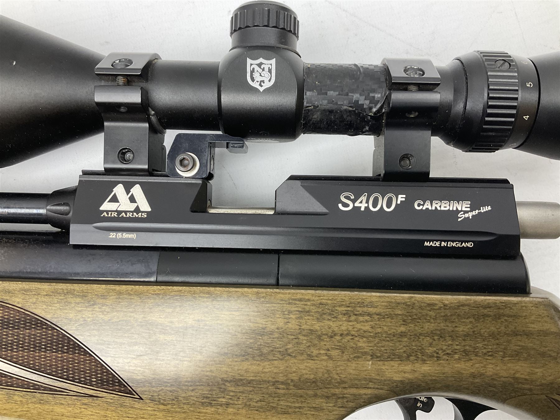 Air Arms S400F Carbine bolt-action .22 multishot air rifle - Image 25 of 30