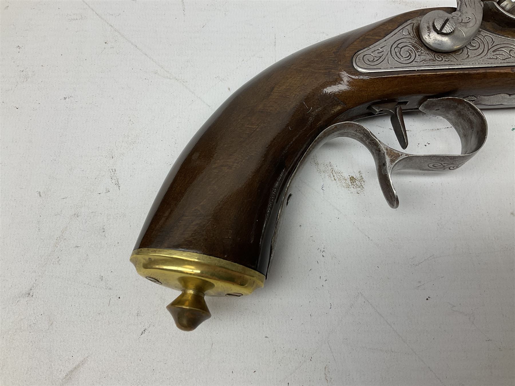 Pair of Continental .44calibre percussion target pistols - Image 12 of 37