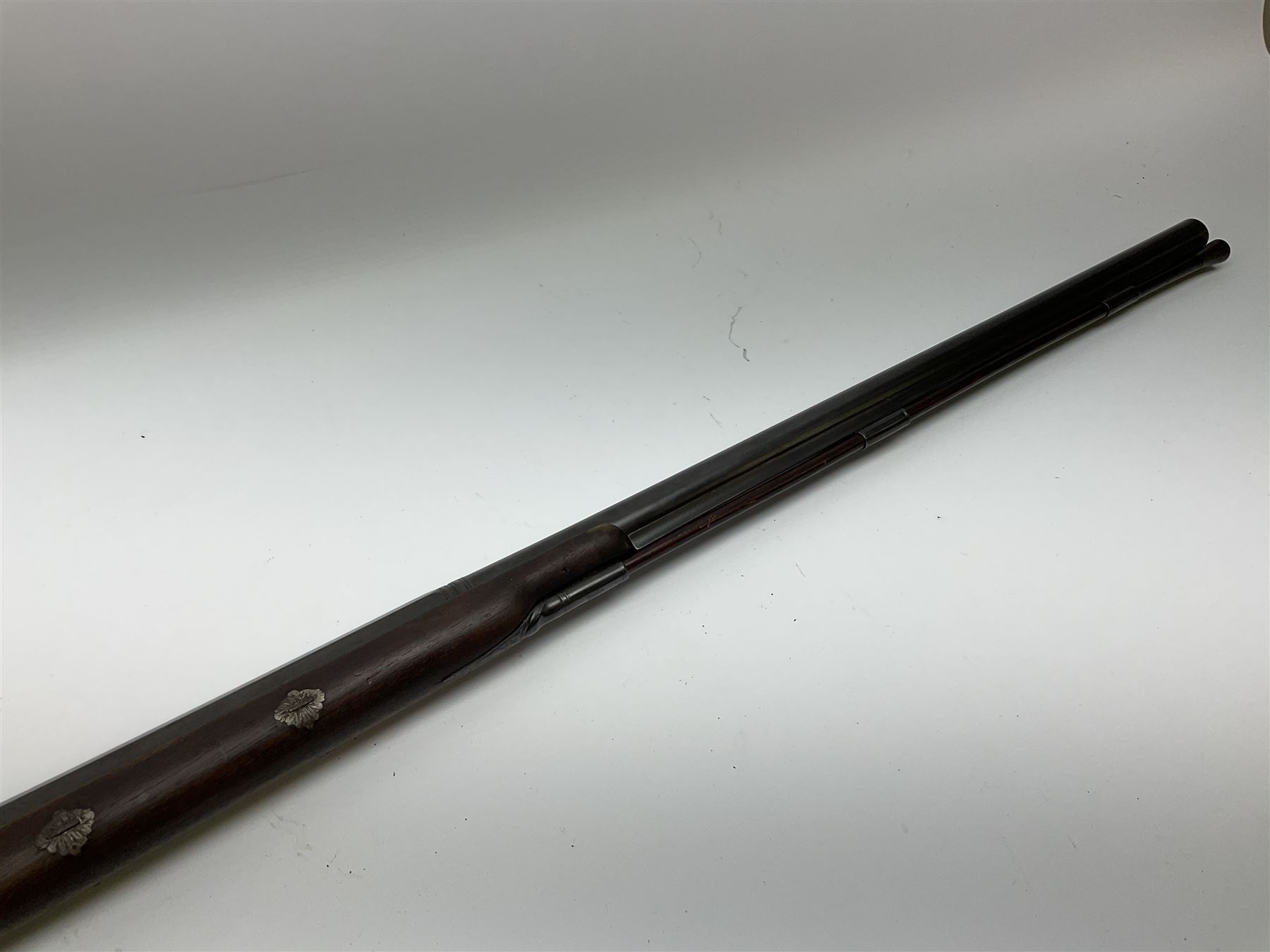 Early 19th century Thwaits Bath 12-bore flintlock single barrel fowling piece - Image 6 of 9