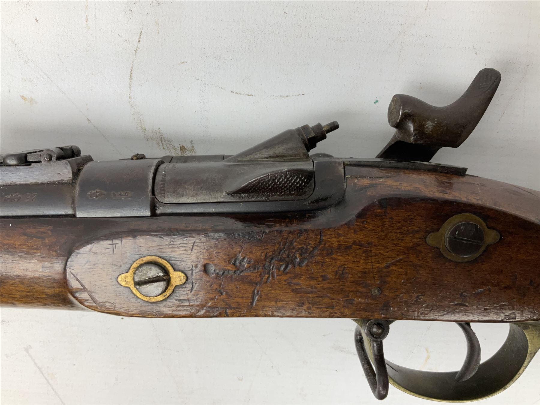 19th century Adams Patent Arms Company London (marked on top of action) .577 Snider action gun - Image 17 of 22