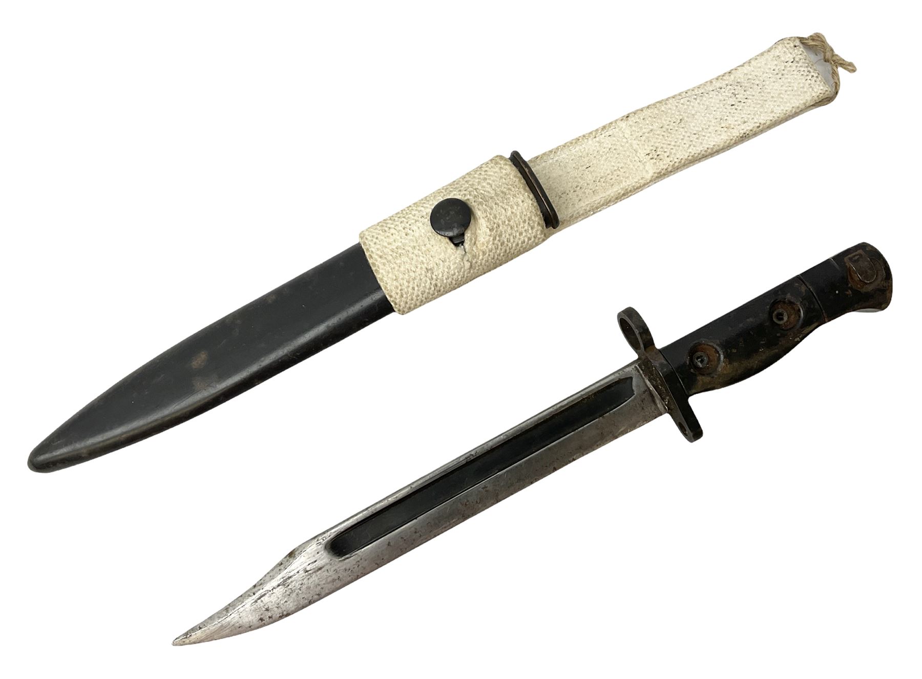 British short Bayonet with 20cm fullered Bowie blade