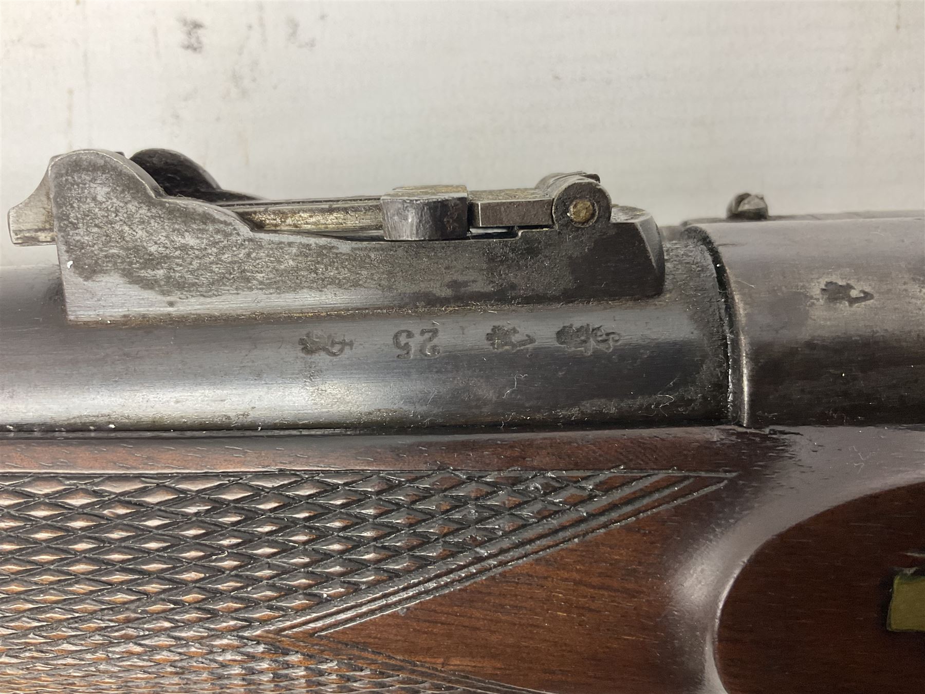 19th century W.J. Penn 29 King Street Soho officer's/volunteers type .577 Snider action gun - Image 17 of 20