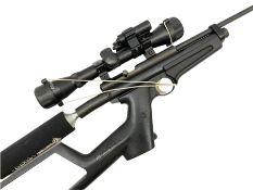 Crosman .22 air rifle with gas cylinder