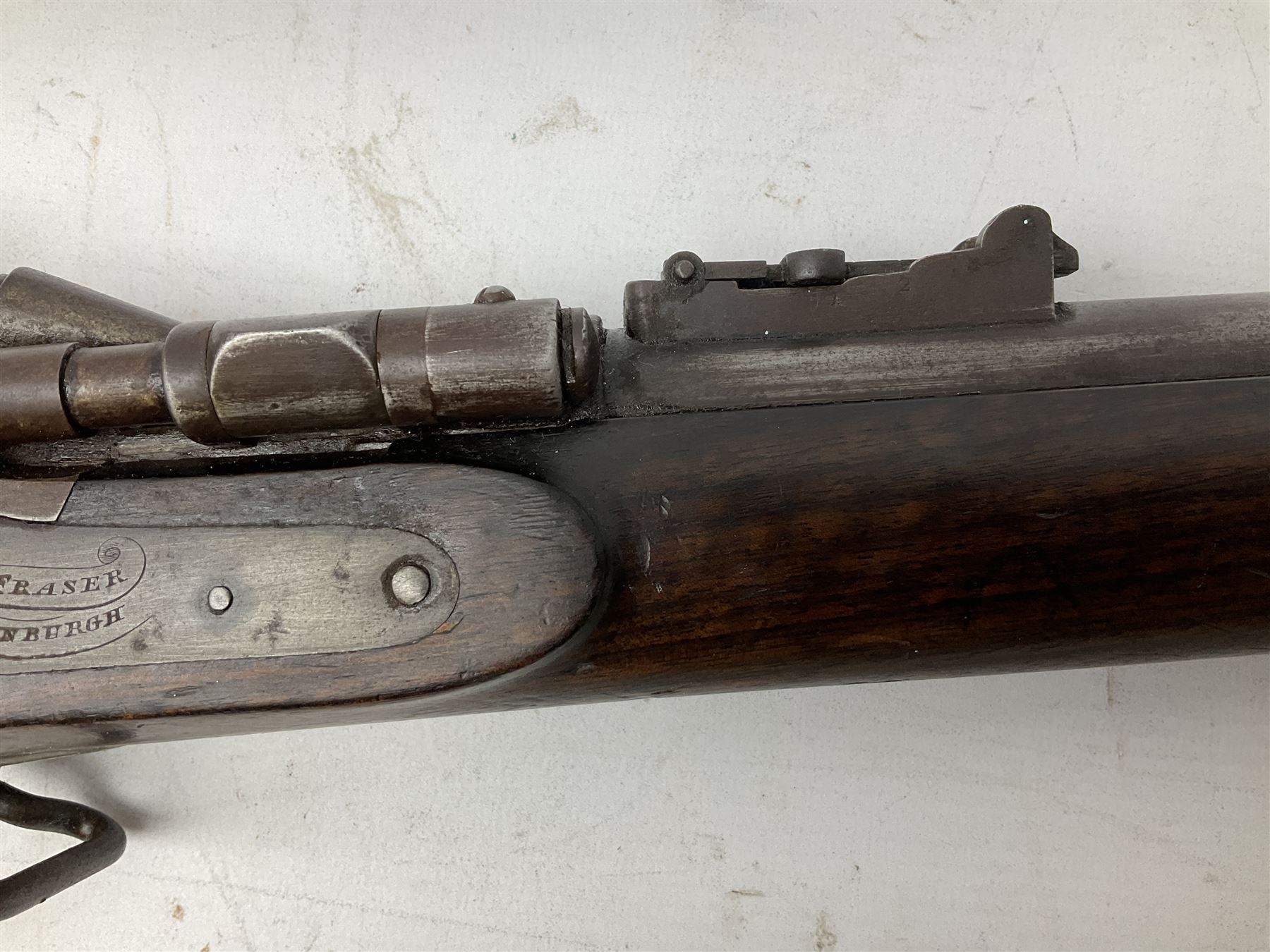 19th century D. & J. Fraser Edinburgh .577 Snider action gun - Image 8 of 21