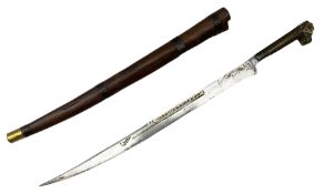 19th century Algerian Flyssa long knife