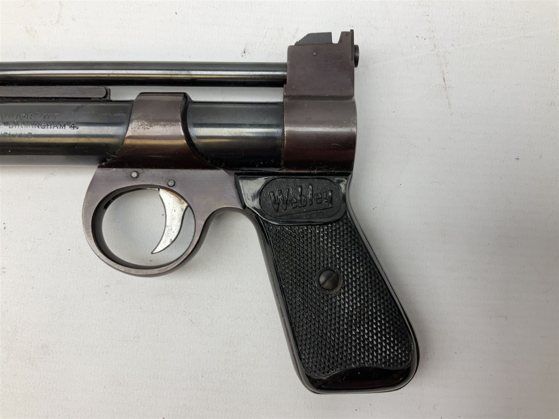 Webley Junior .177 air pistol with over lever action No.179 L22cm; Diana Model 2 .177 air pistol wit - Image 8 of 16