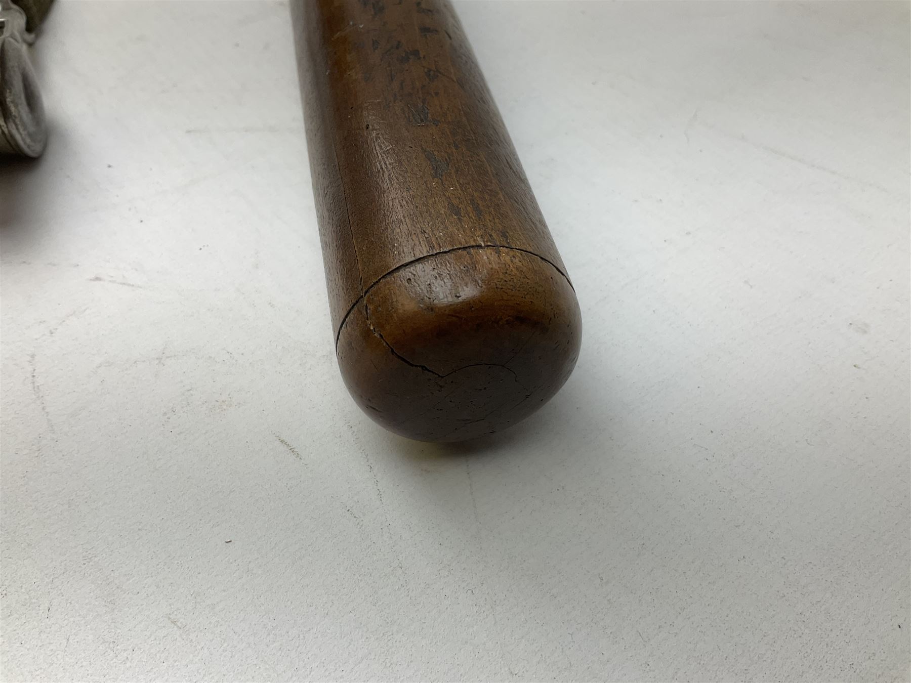 Victorian turned wood polished wood truncheon 54cm - Image 6 of 15