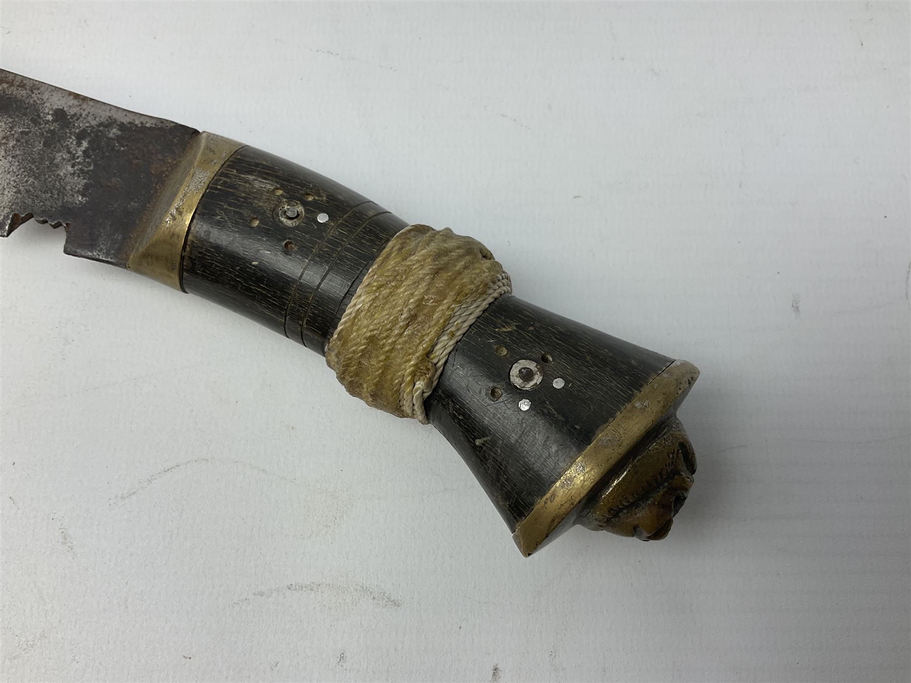 Late 19th/early 20th century billhook the blade marked 'The Veteran Yates & Co Birmingham' with Calc - Image 2 of 15