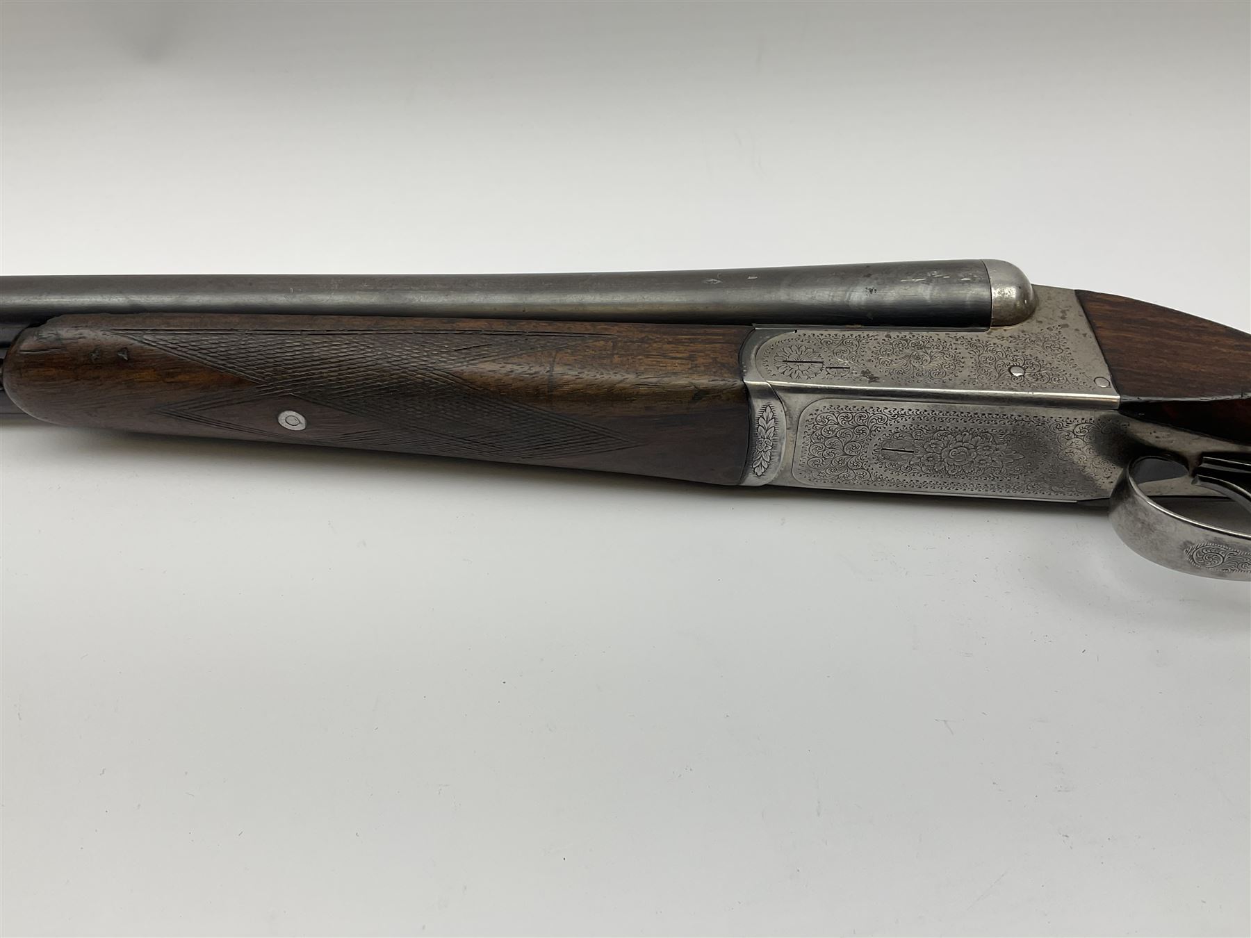Spanish Francisco Sarriugarte12-bore side-by-side double barrel boxlock ejector sporting gun - Image 10 of 16