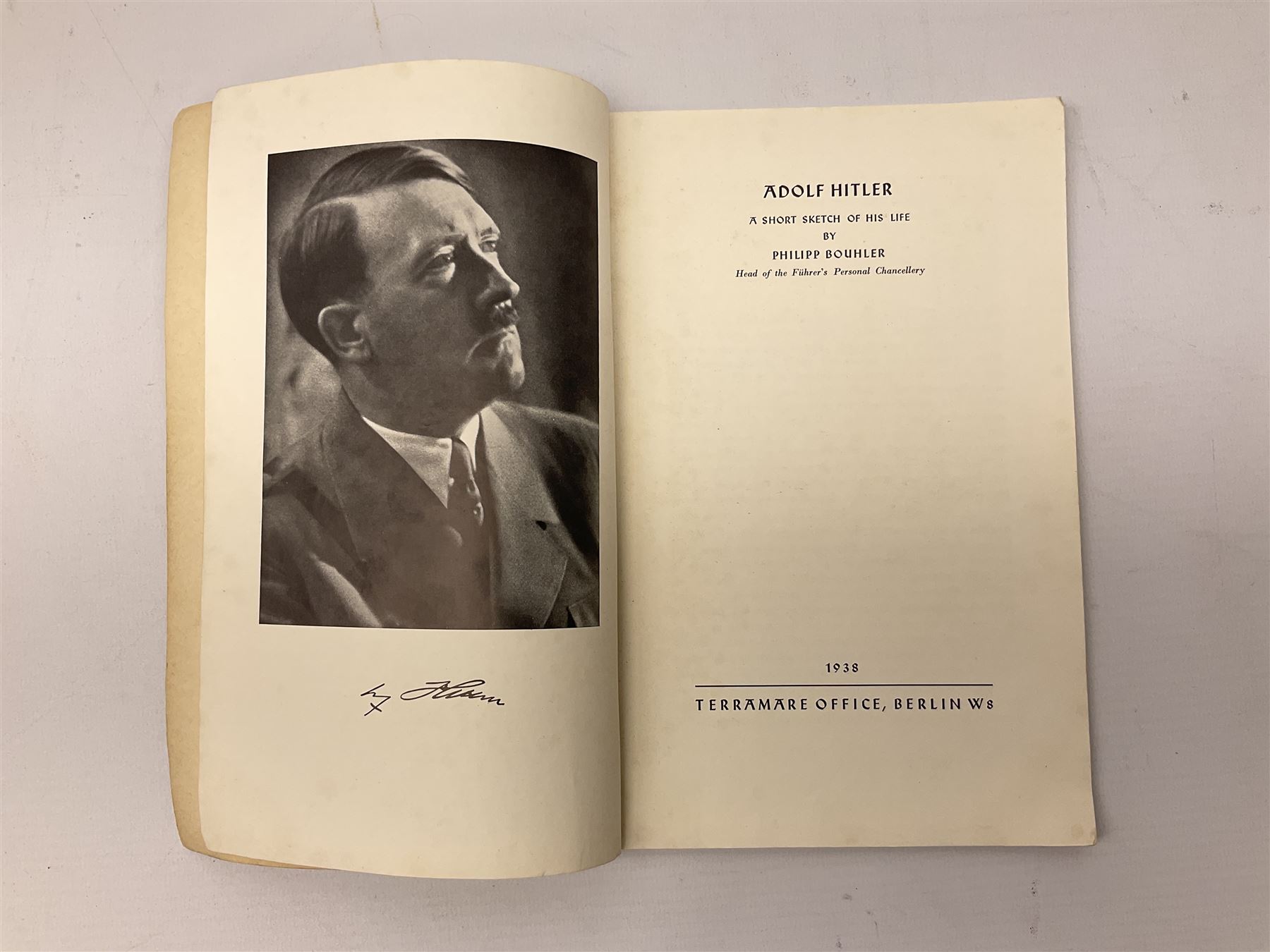 Set of six 1938 German booklets by Terramare Publications comprising No.1 Adolf Hitler by Philip Bou - Image 3 of 18