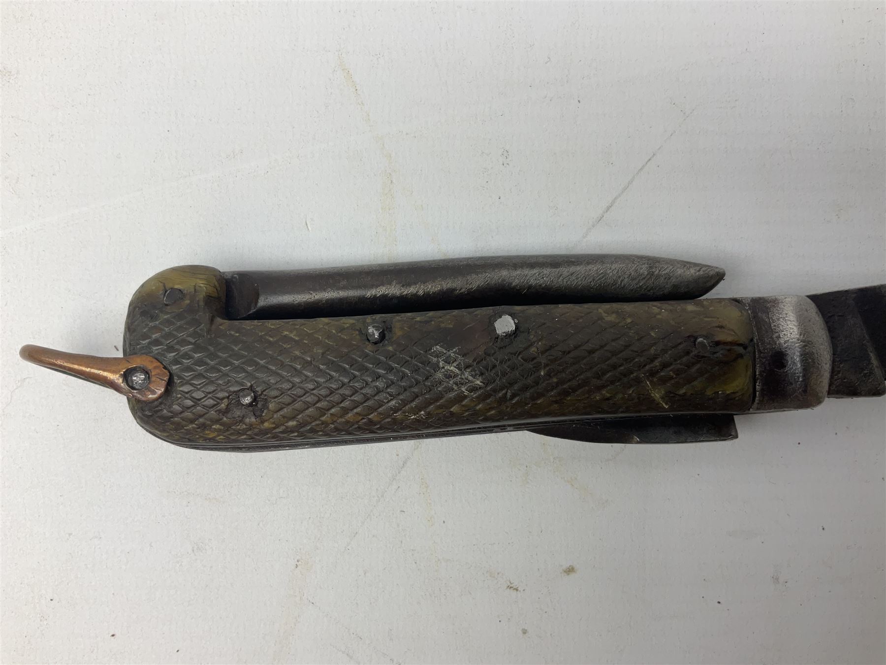 WW1 British Army folding jack/clasp trench knife - Image 6 of 13