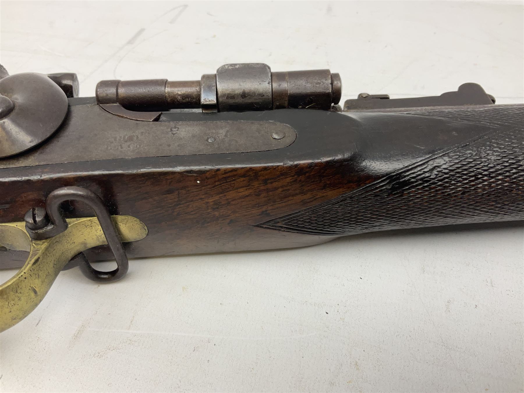 19th century London Arms Co. officer's/volunteers type .577 Snider action gun - Image 8 of 21