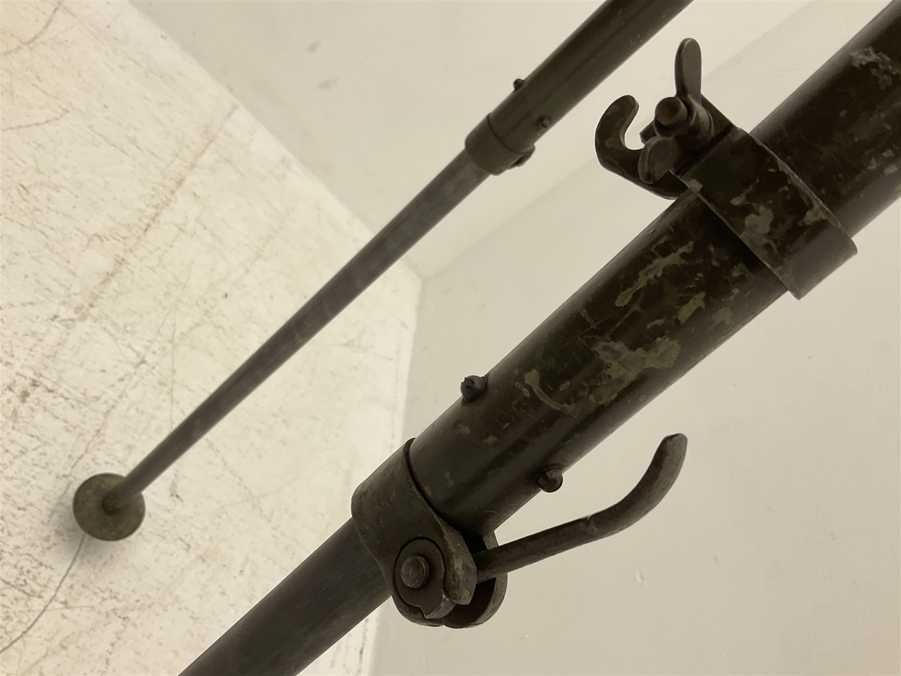 German machine gun stand of adjustable tripod form - Image 11 of 14