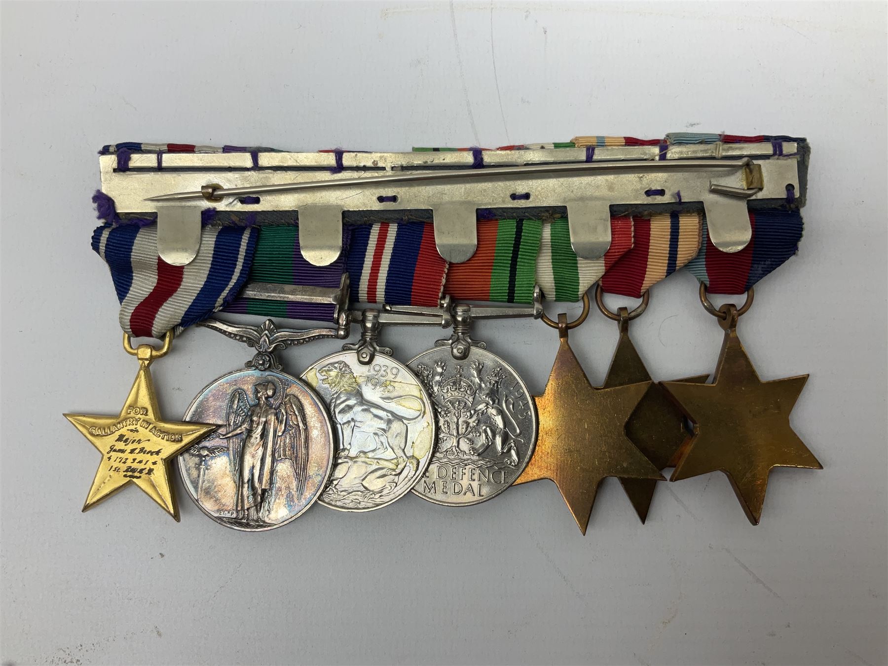 Group of five WW2 medals comprising 1939-1945 War Medal - Image 12 of 34