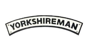 Cast iron Yorkshireman sign