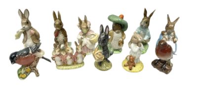 Six Beswick Beatrix Potter figures