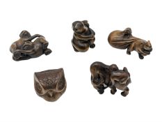 Five netsuke