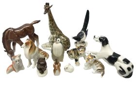 Group of USSR ceramic animals