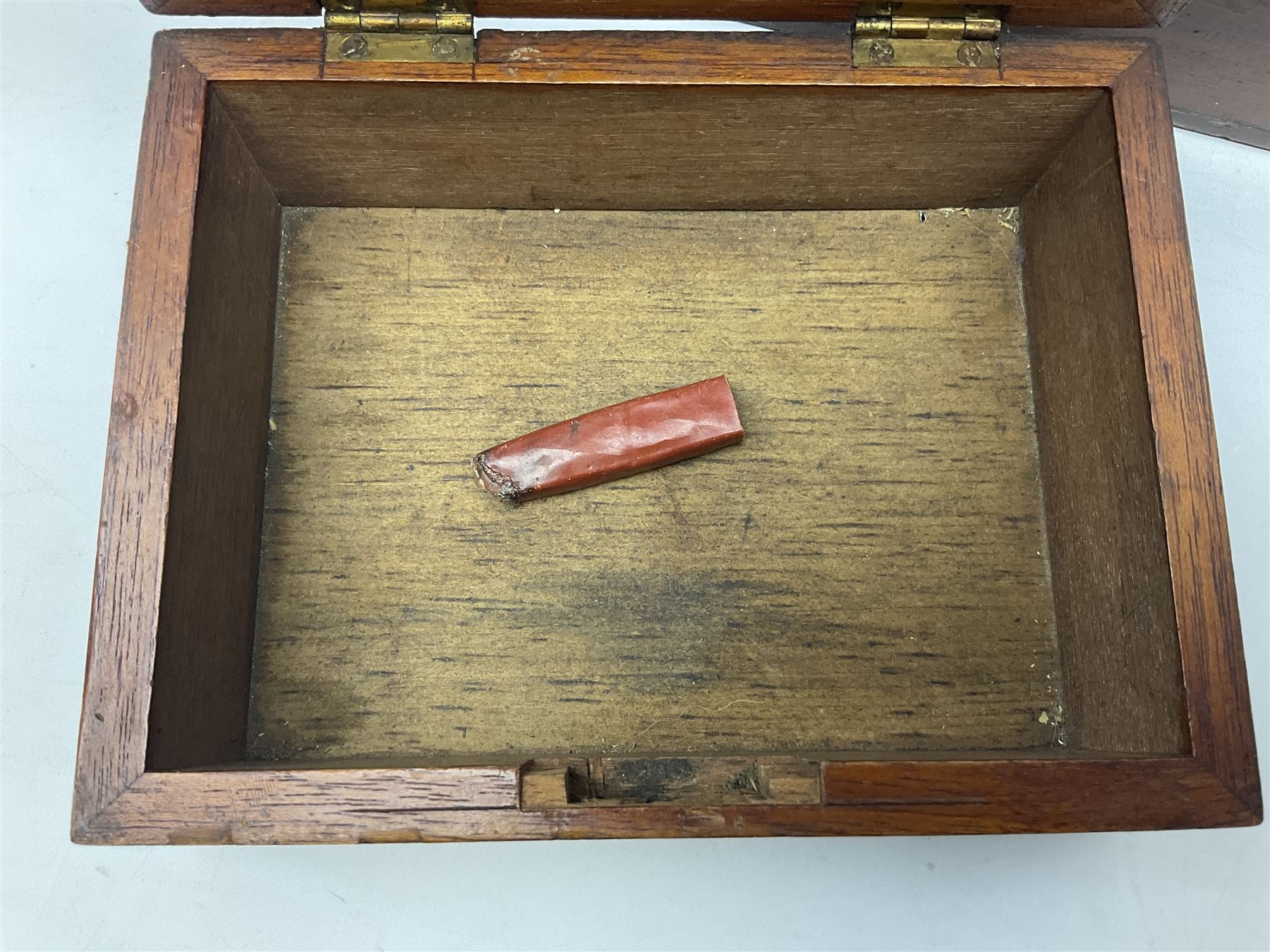 Two empty mahogany cases. - Image 5 of 15