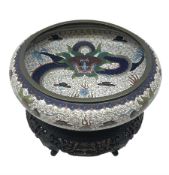 Early 20th century Chinese cloisonne bowl