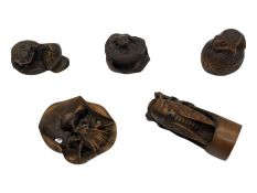 Five netsuke