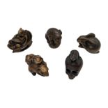 Five netsuke