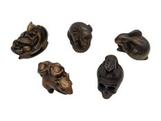 Five netsuke