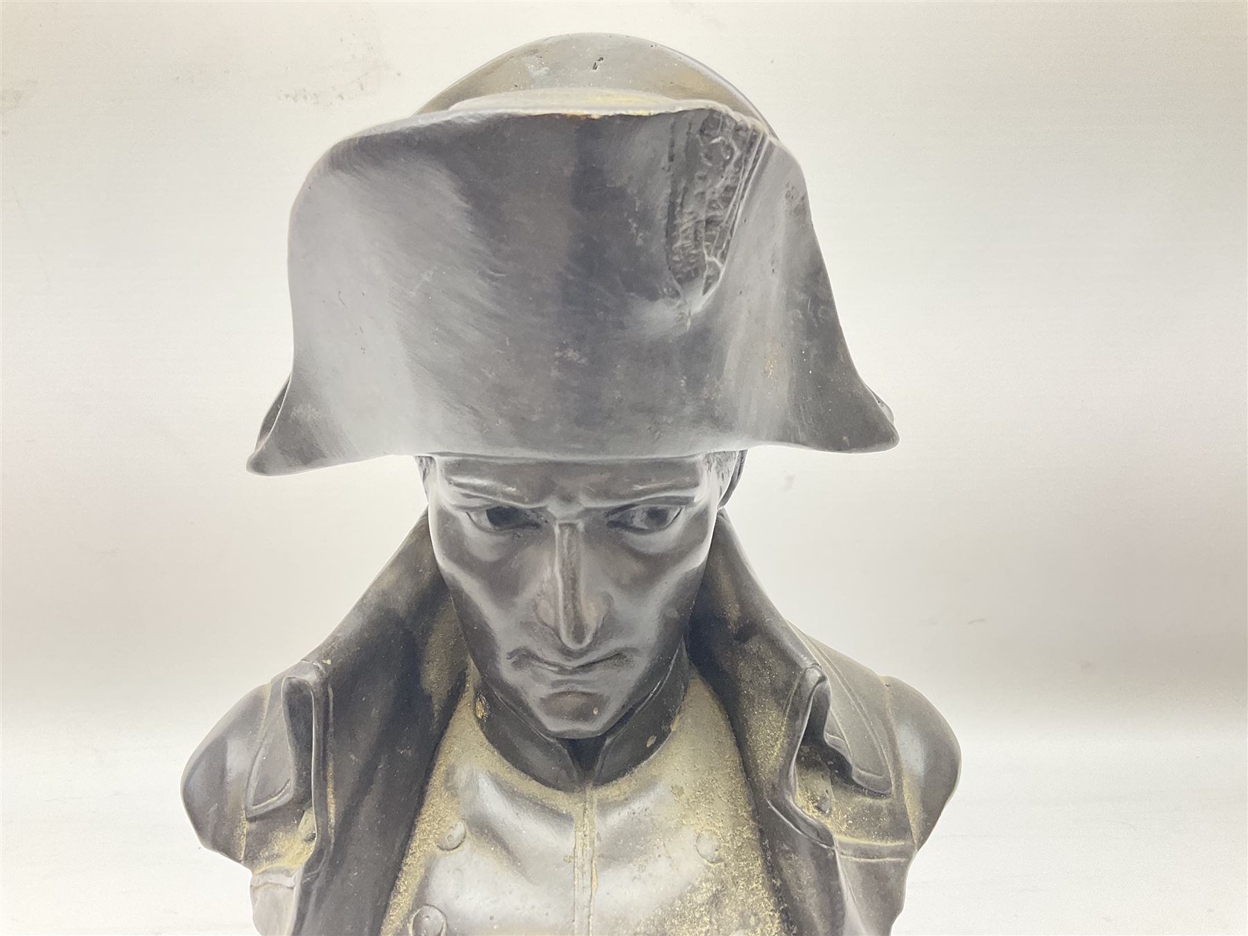 Bronze bust modelled as Napoleon - Image 2 of 9