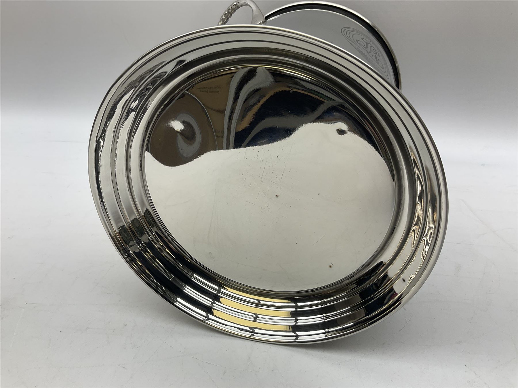 Lois Roederer champagne bucket of cylindrical form with twin handles - Image 6 of 6