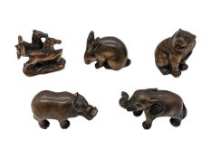 Five netsuke