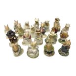 Twenty Royal Doulton Brambly Hedge figures