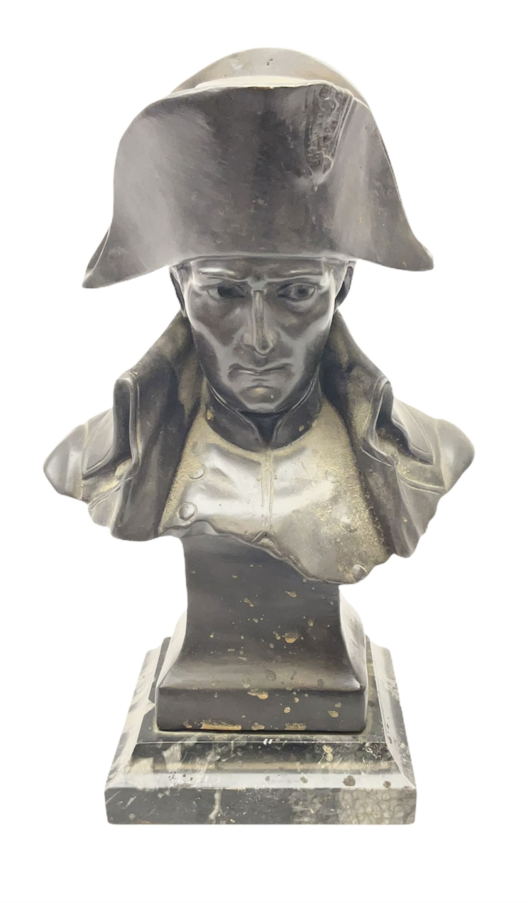 Bronze bust modelled as Napoleon