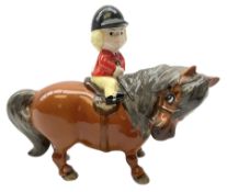 John Beswick 'Learner Rider' figure by Norman Thelwell