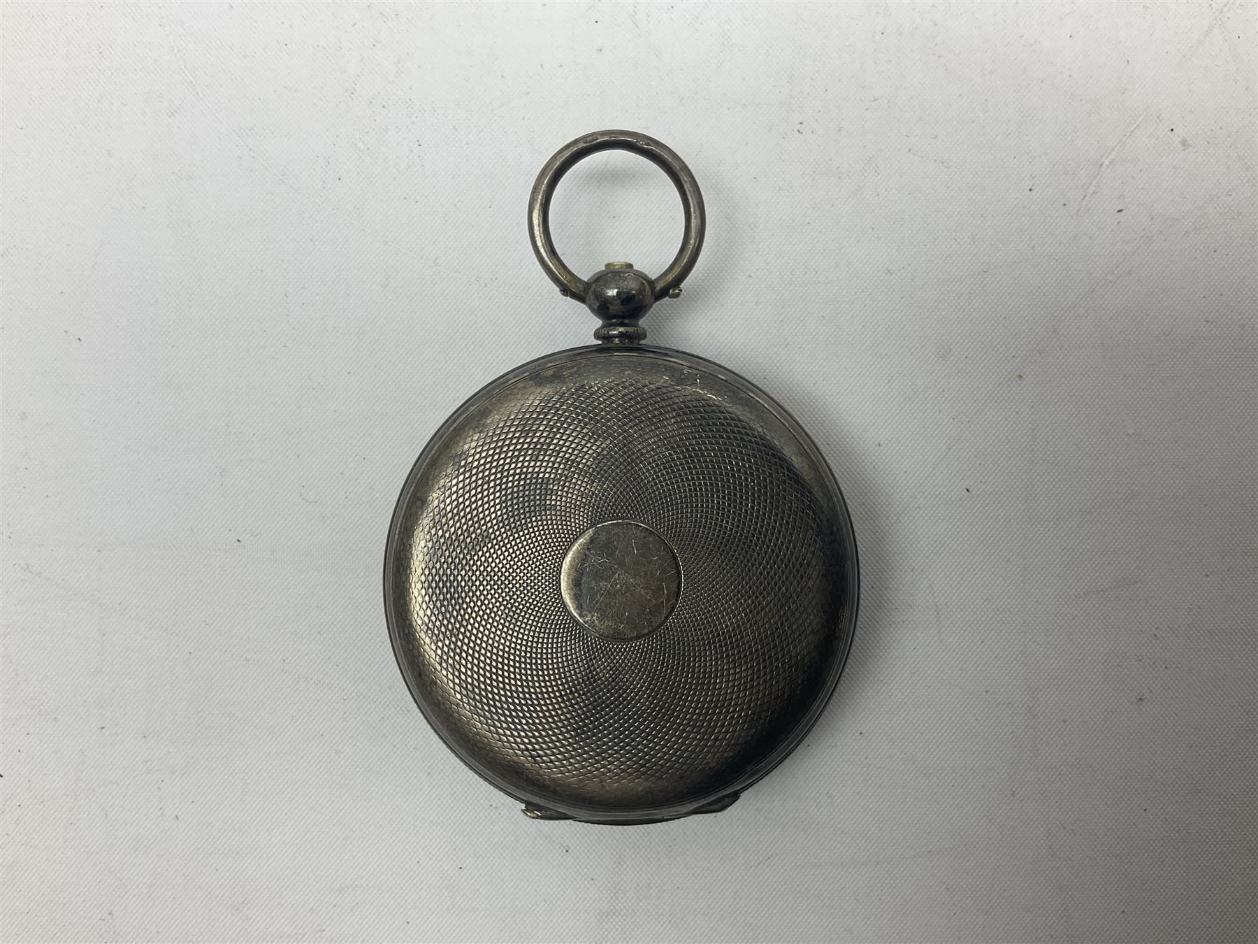 Two 19th century silver cased pocket watches and a fruit knife with hallmarked silver blade - Image 6 of 9