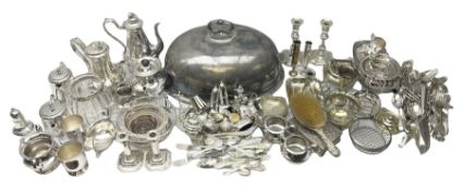 Large collection of silver plate