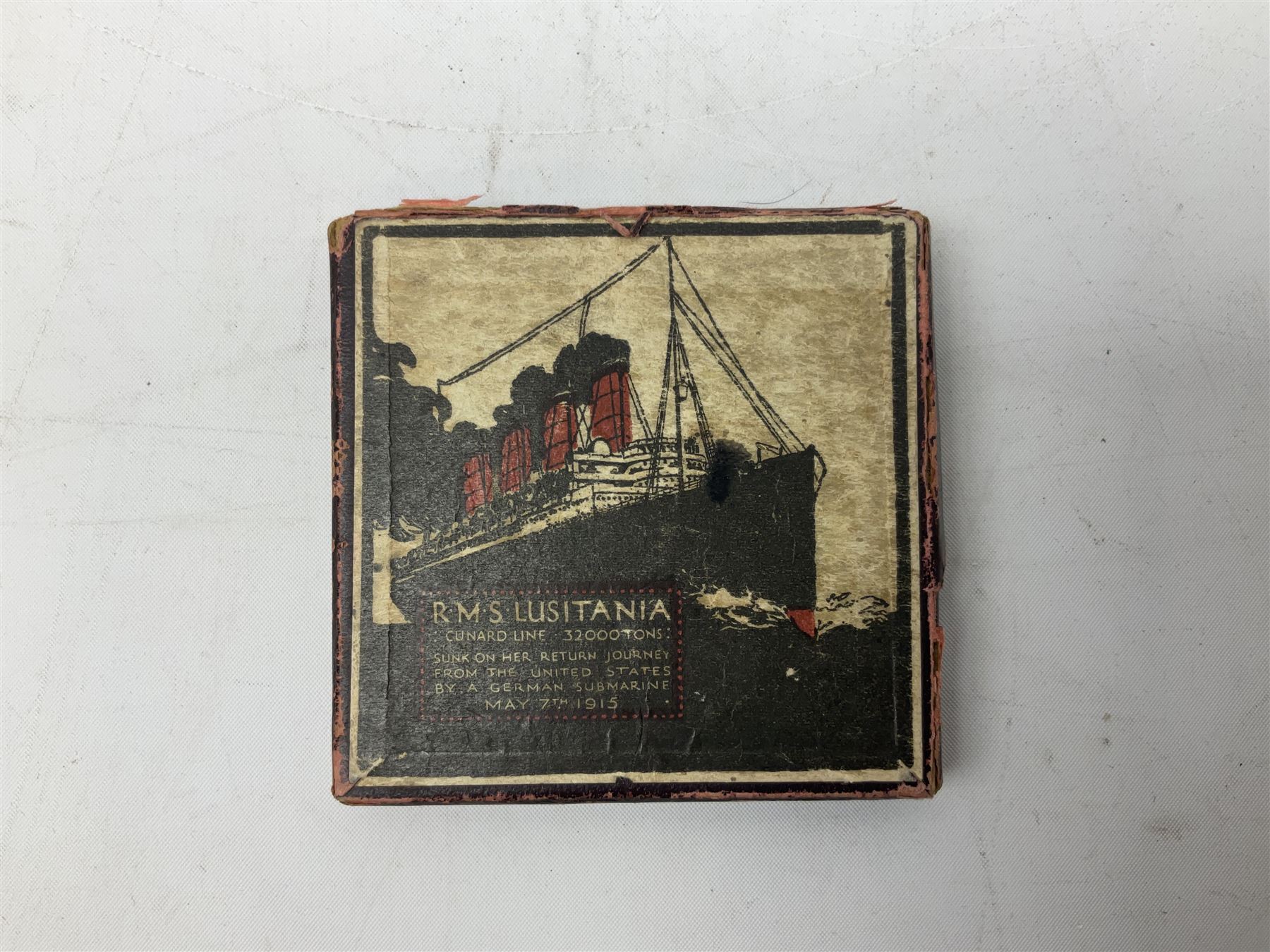 Cased Lusitania copy medallion - Bild 5 aus 6