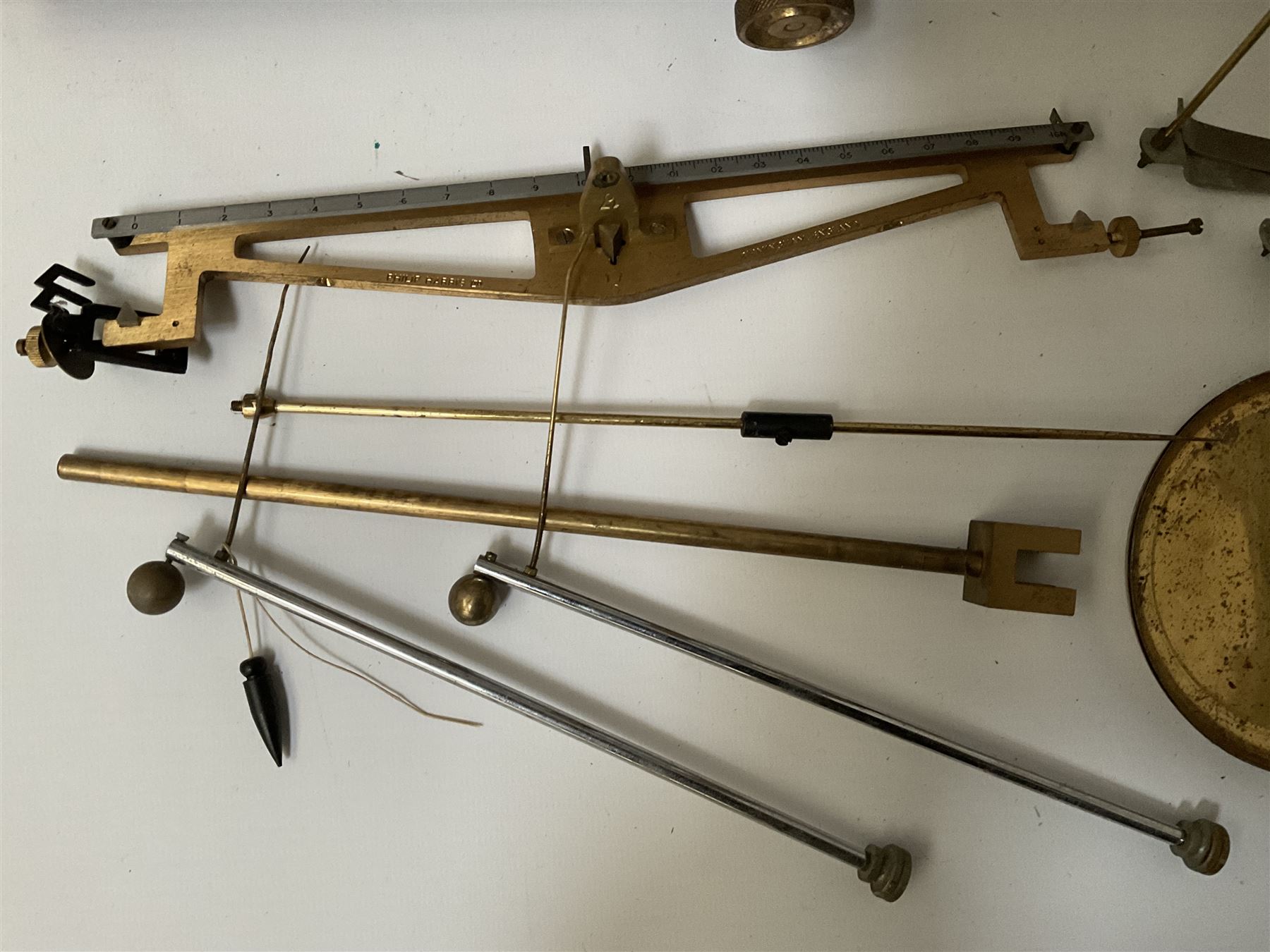 Cased set of Philip Harris of Birmingham laboratory scales - Image 2 of 3