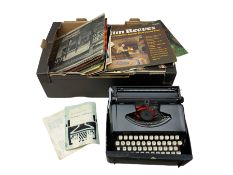 Brother Deluxe 220 manual typewriter with case