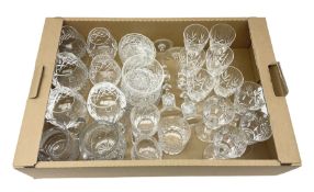 Quantity of cut-glassware