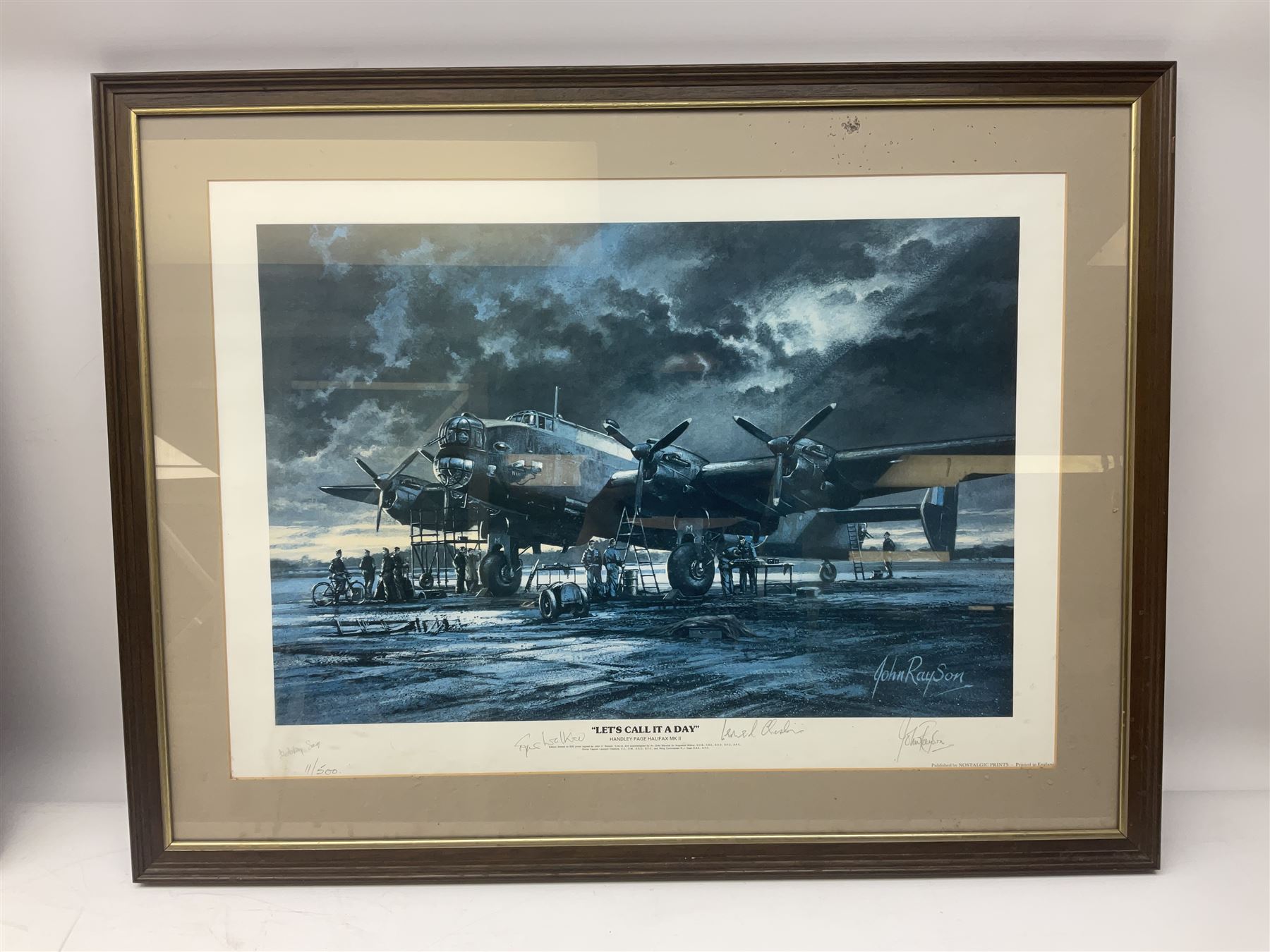 Two framed aviation prints Lets Call it a Day and Duel of Eagles - Bild 5 aus 5