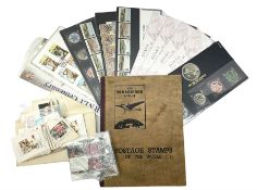 Stamps including Queen Elizabeth II presentation packs