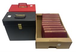 Quantity of assorted classical vinyl records in two carry cases