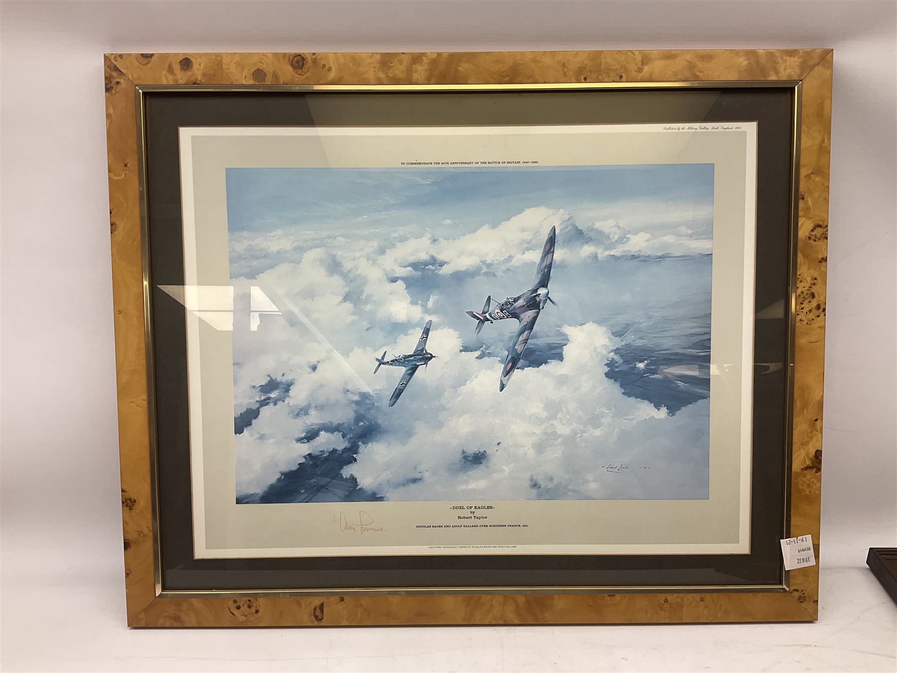 Two framed aviation prints Lets Call it a Day and Duel of Eagles - Bild 4 aus 5