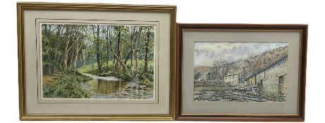 Les Pearson (British 1923-2010): River Landscape