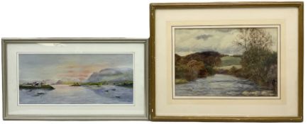 C Puddicombe (British 20th century): 'Plockton Sunrise'